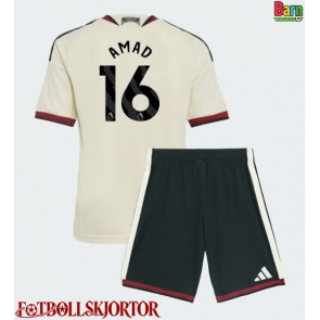 Manchester United Amad Diallo #16 Tredje Kläder Barn 2026-27 Kortärmad (+ Korta byxor)
